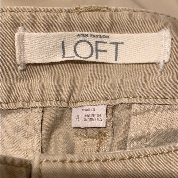 LOFT cropped Khaki Pants - Picture 5 of 6